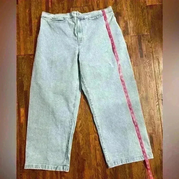 MADEWELL The Emmett Wide-Leg Crop Jean: Welt Pocket Edition in Kieran Wash - Picture 8 of 16